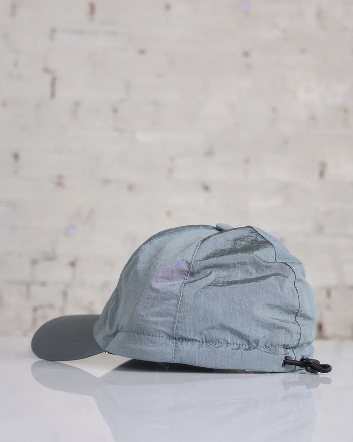 Stone Island Iridescent Nylon Metal Cap Grey Green