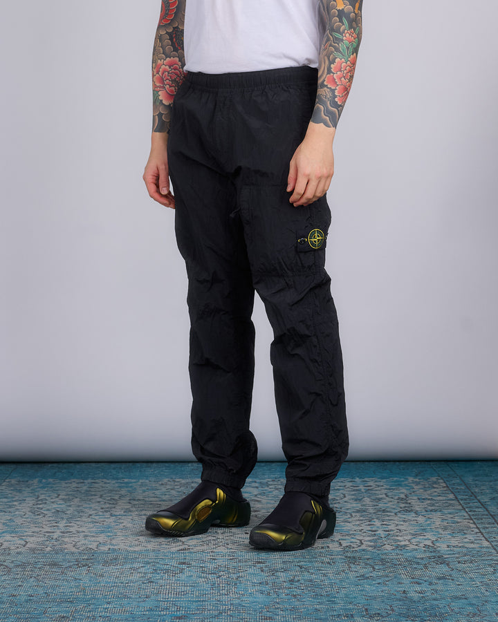 Stone Island Iridescent Nylon Metal Pant Black