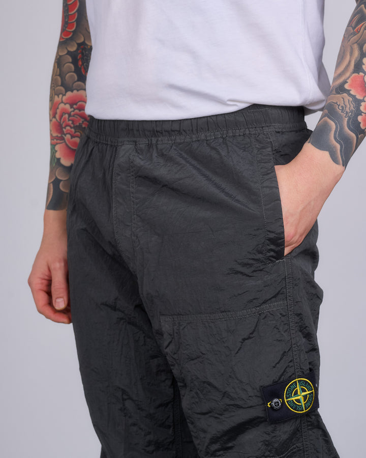 Stone Island Iridescent Nylon Metal Pant Lead Grey