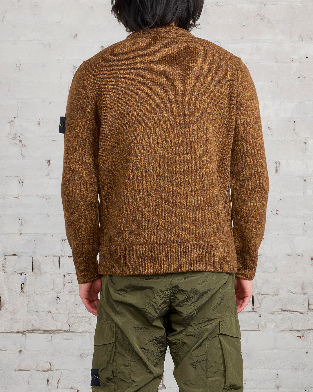 Stone Island Lambswool Sweater Rust