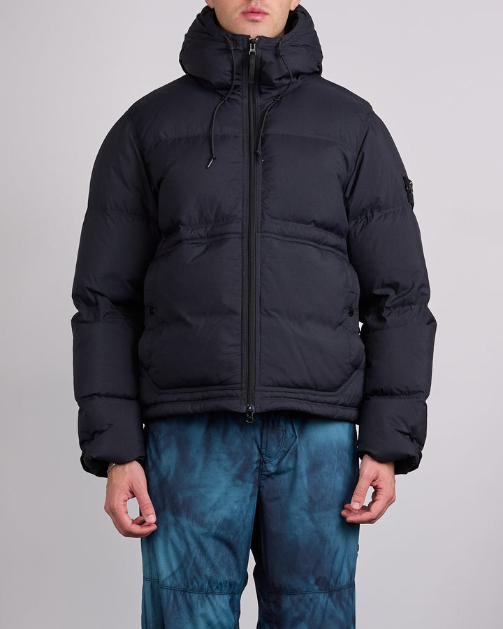 Stone Island Matte Ripstop Cordura Short Parka Black