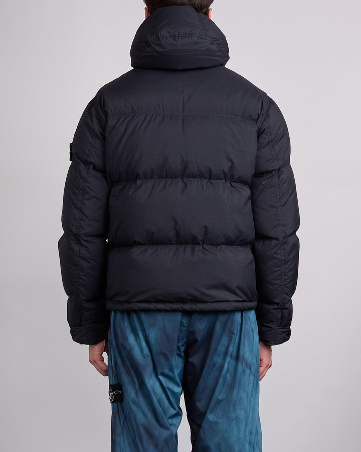 Stone Island Matte Ripstop Cordura Short Parka Black