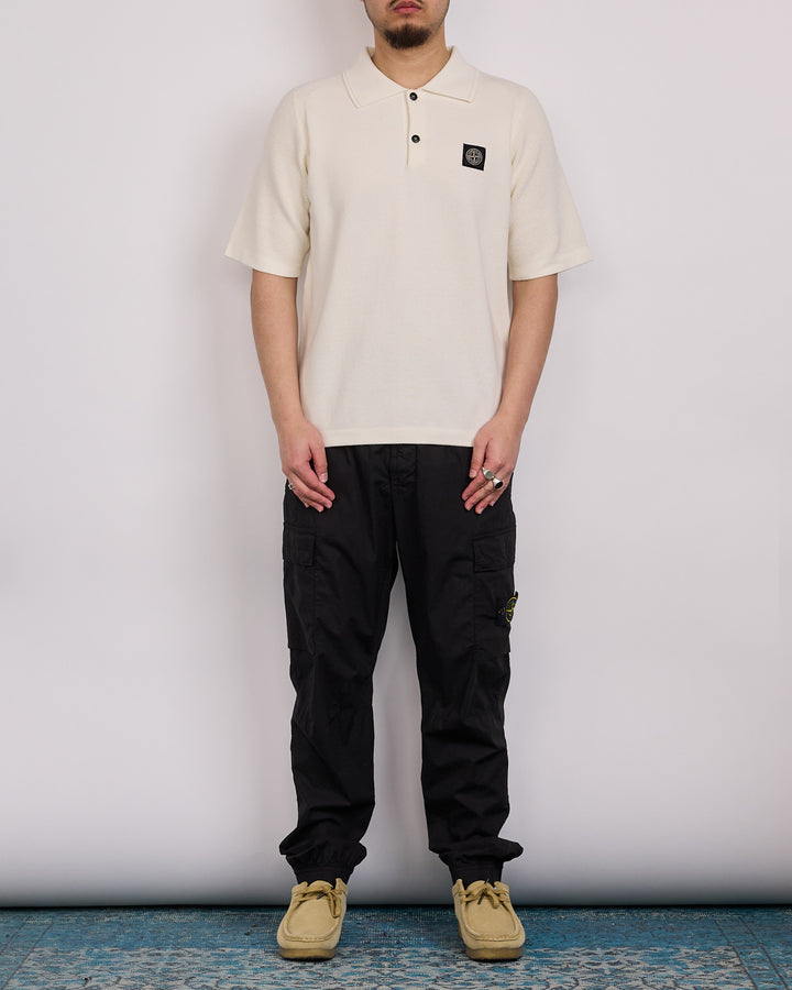 Stone Island Micro Stitch Polo Ivory