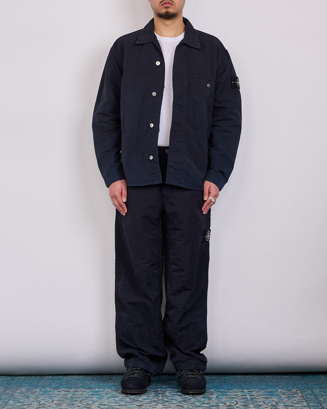 Stone Island Naslan Corrosion Cargo Pant Black