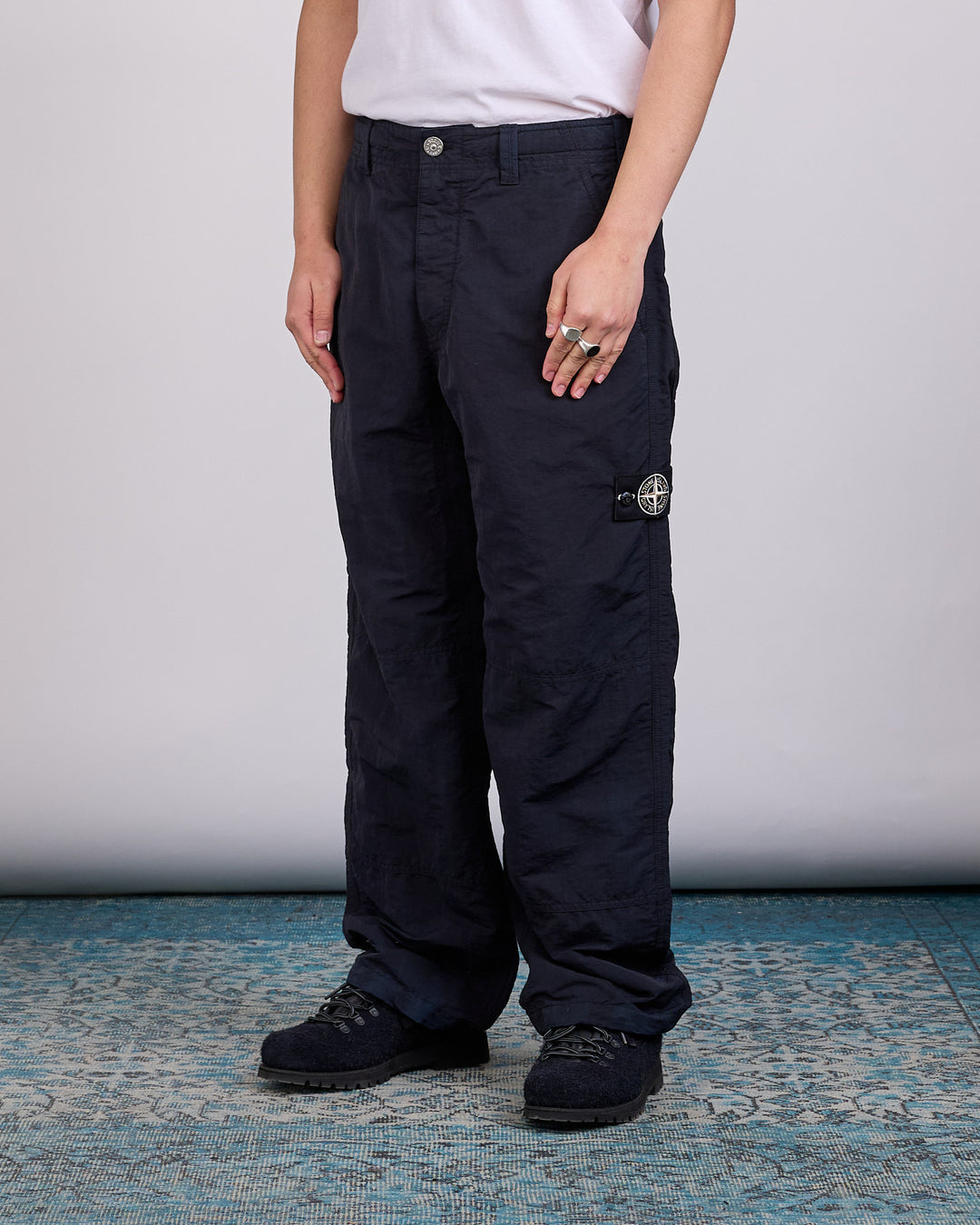 Stone Island Naslan Corrosion Cargo Pant Black