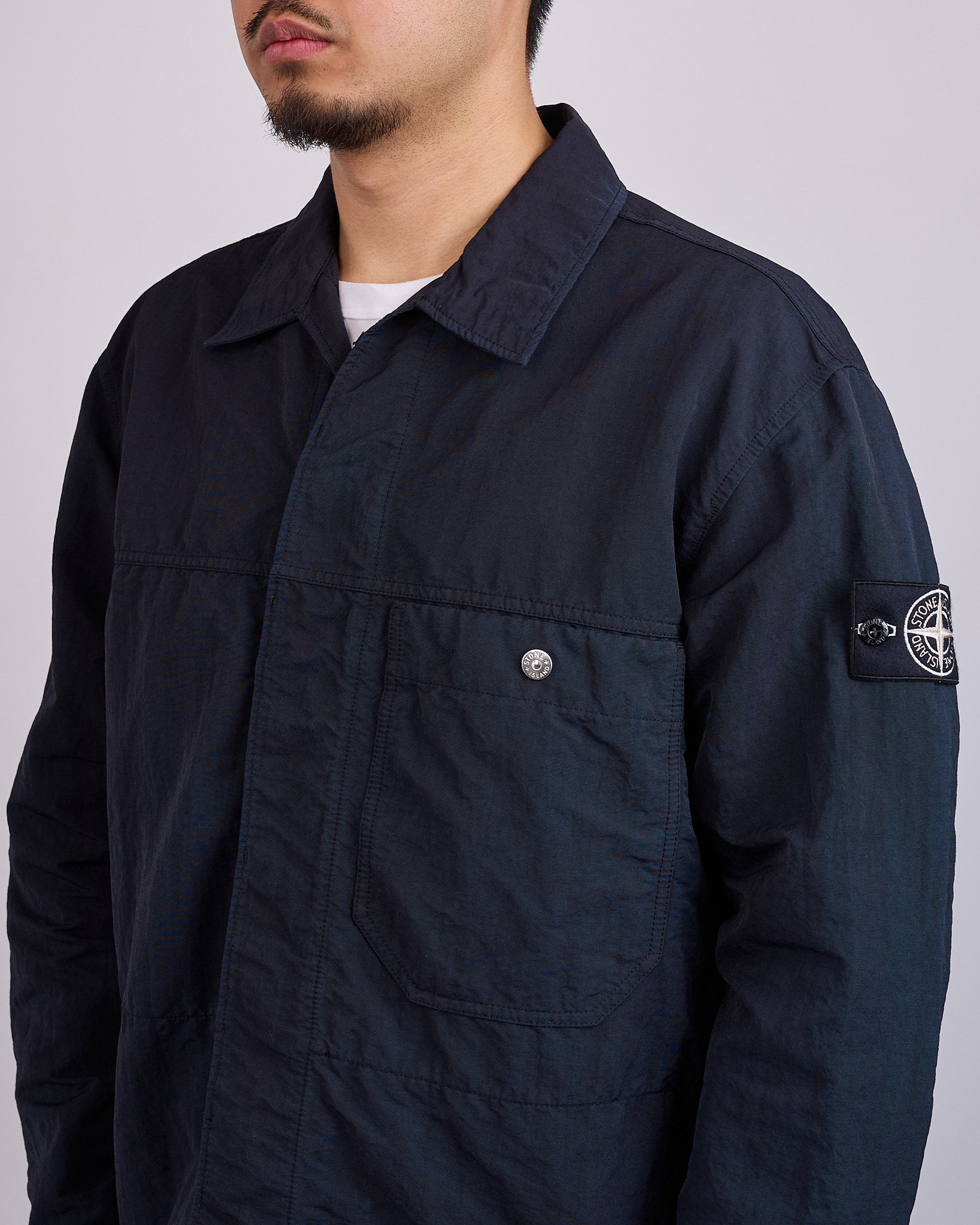 Stone Island Naslan Corrosion Overshirt Black – LESS 17