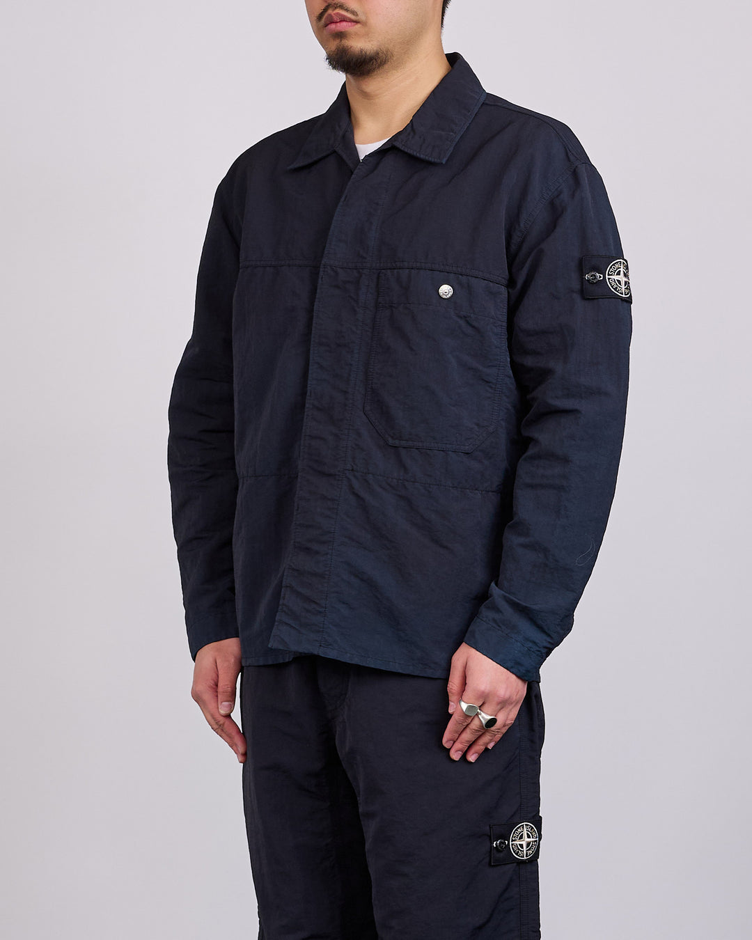 Stone Island Naslan Corrosion Overshirt Black