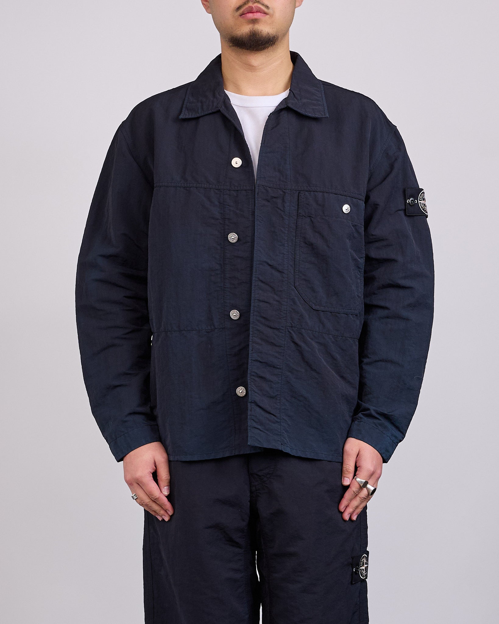 Stone Island Naslan Corrosion Overshirt Black – LESS 17