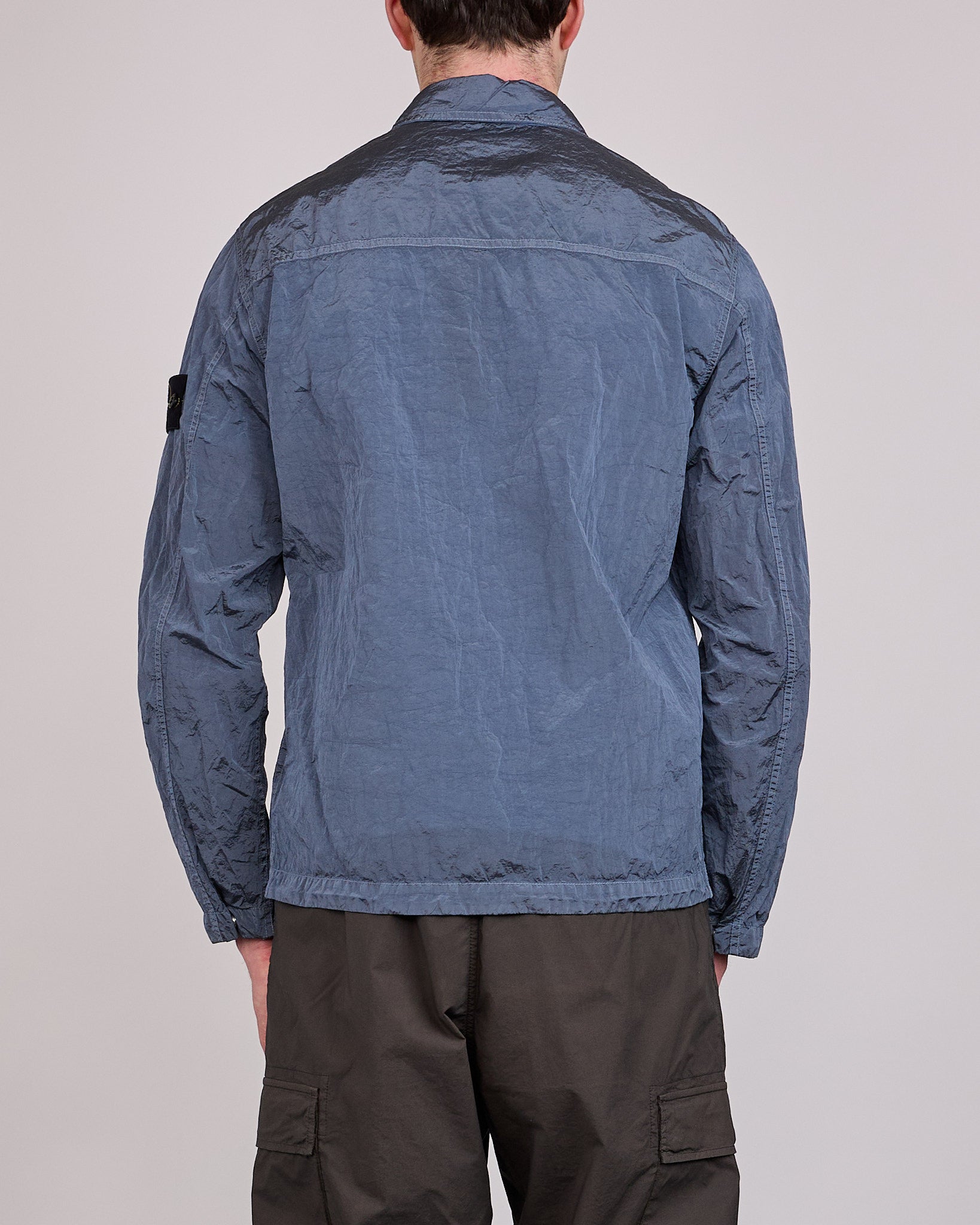 【STONE 】NYLON L OVERSHIT Mサイズ Stone Island Nylon Metal Econyl Zip Overshirt Dark Blue – LESS 17