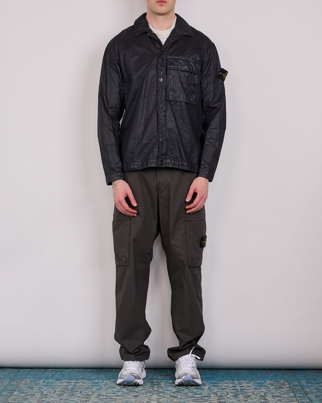 Stone Island Nylon Panama-TC Overshirt Black