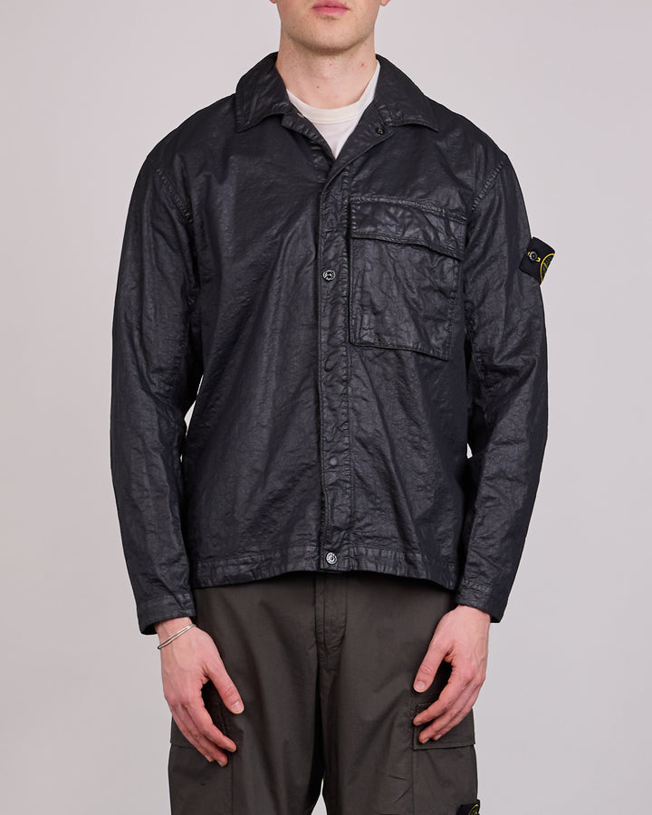 Stone Island Nylon Panama-TC Overshirt Black
