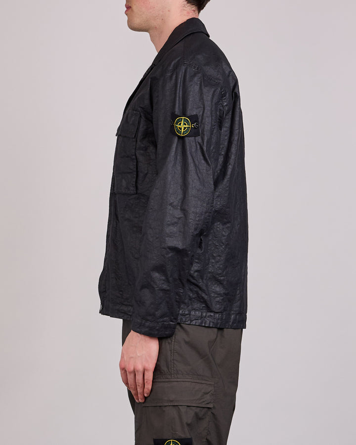 Stone Island Nylon Panama-TC Overshirt Black