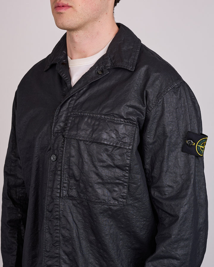 Stone Island Nylon Panama-TC Overshirt Black
