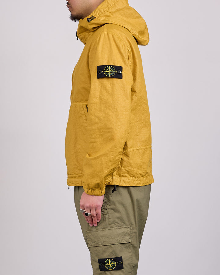 Stone Island Nylon Panama-TC Zip Hooded Jacket Mustard