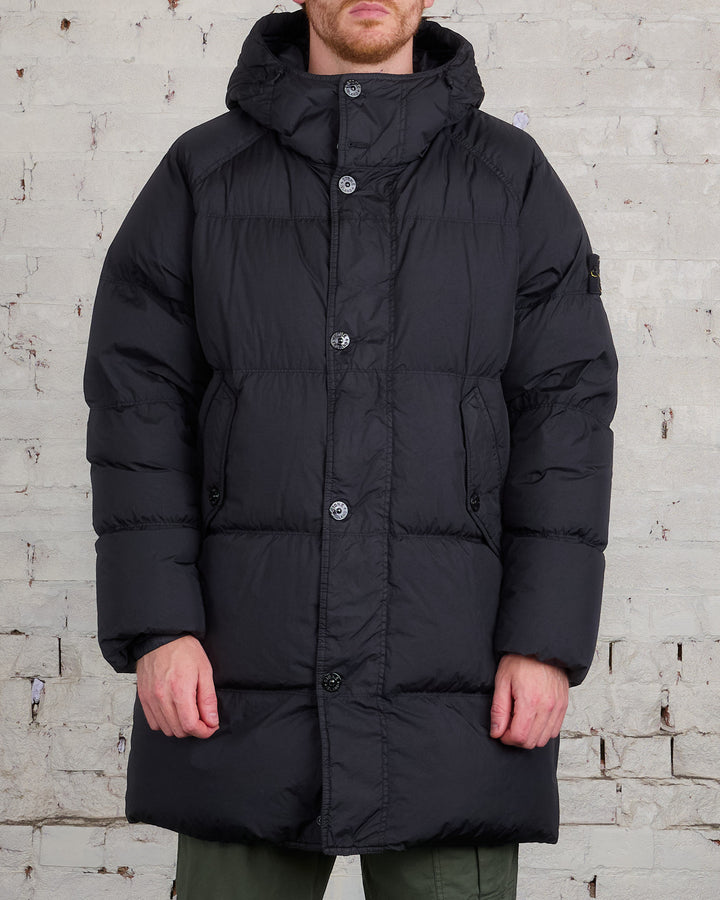 Stone Island Nylon Rep Down Parka Black