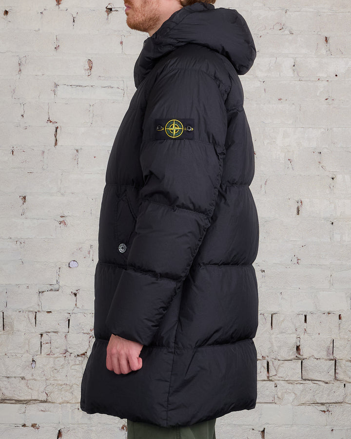 Stone Island Nylon Rep Down Parka Black