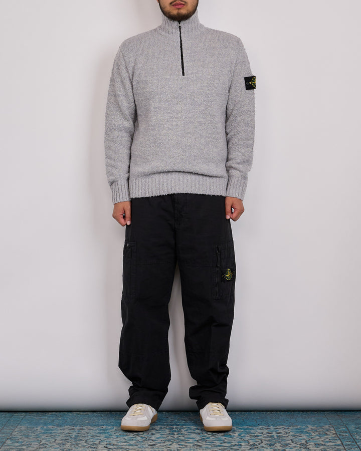 Stone Island Organic Cotton Ripstop Cargo Pant Black