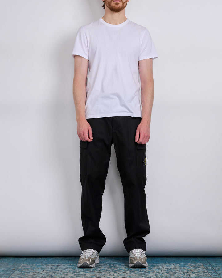 Stone Island Panama Cotton Cargo Pant Black