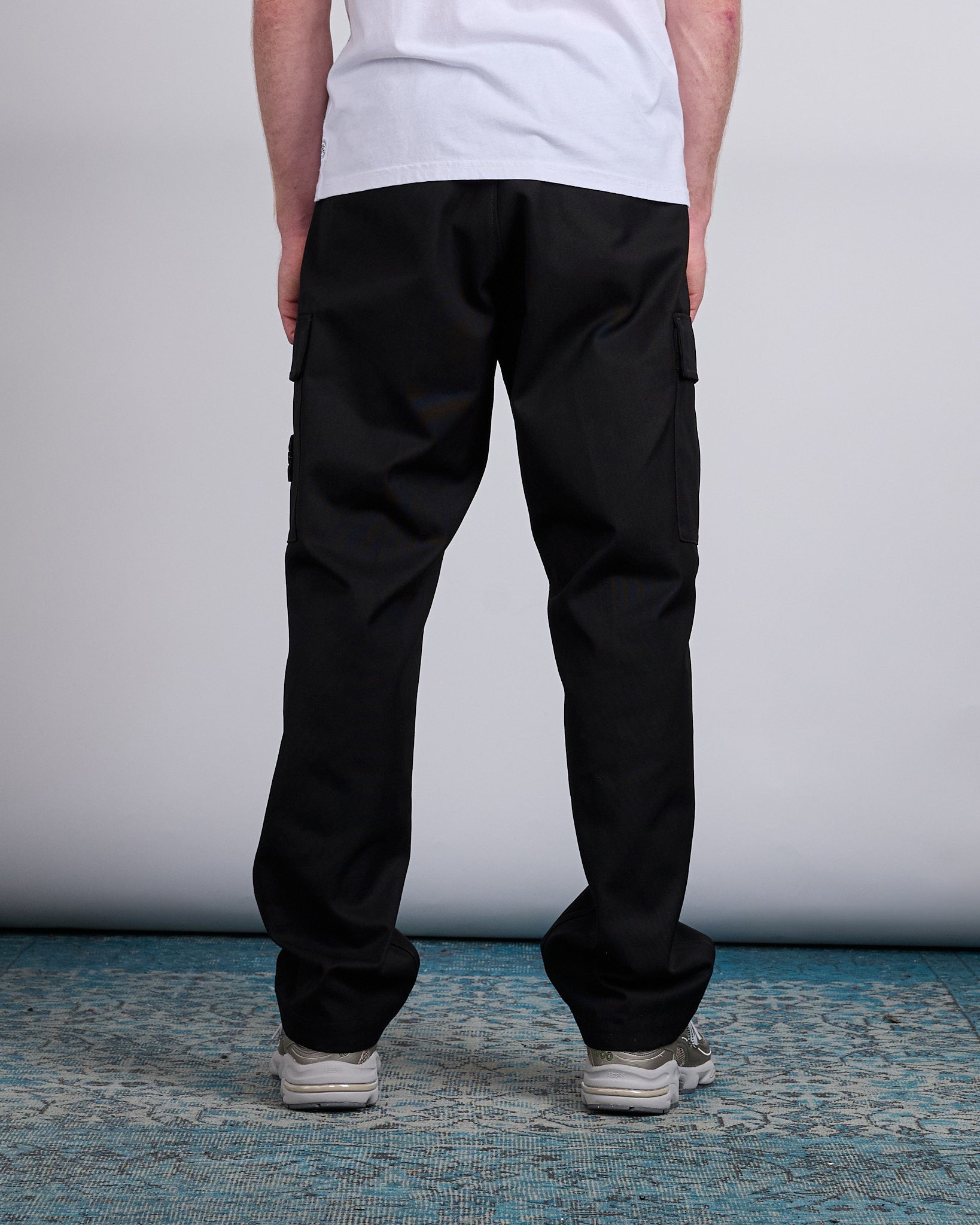 Stone Island Panama Cotton Cargo Pant Black – LESS 17