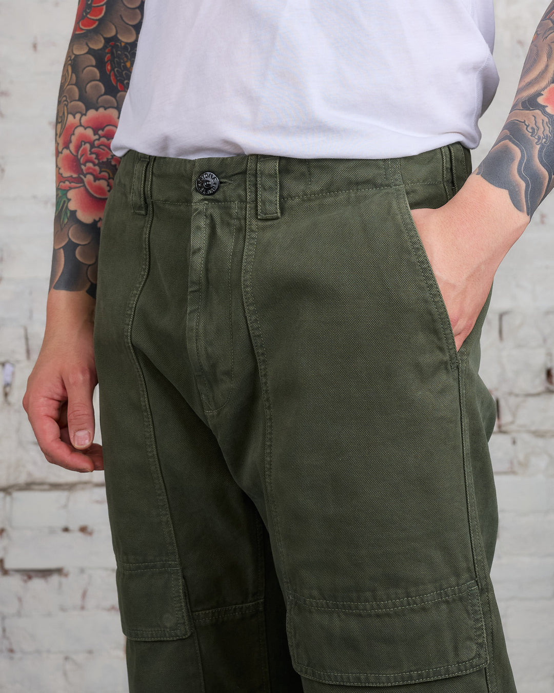 Stone Island Panama Relaxed Cargo Pant Musk