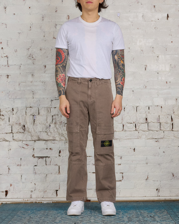 Stone Island Panama Relaxed Cargo Pant Walnut