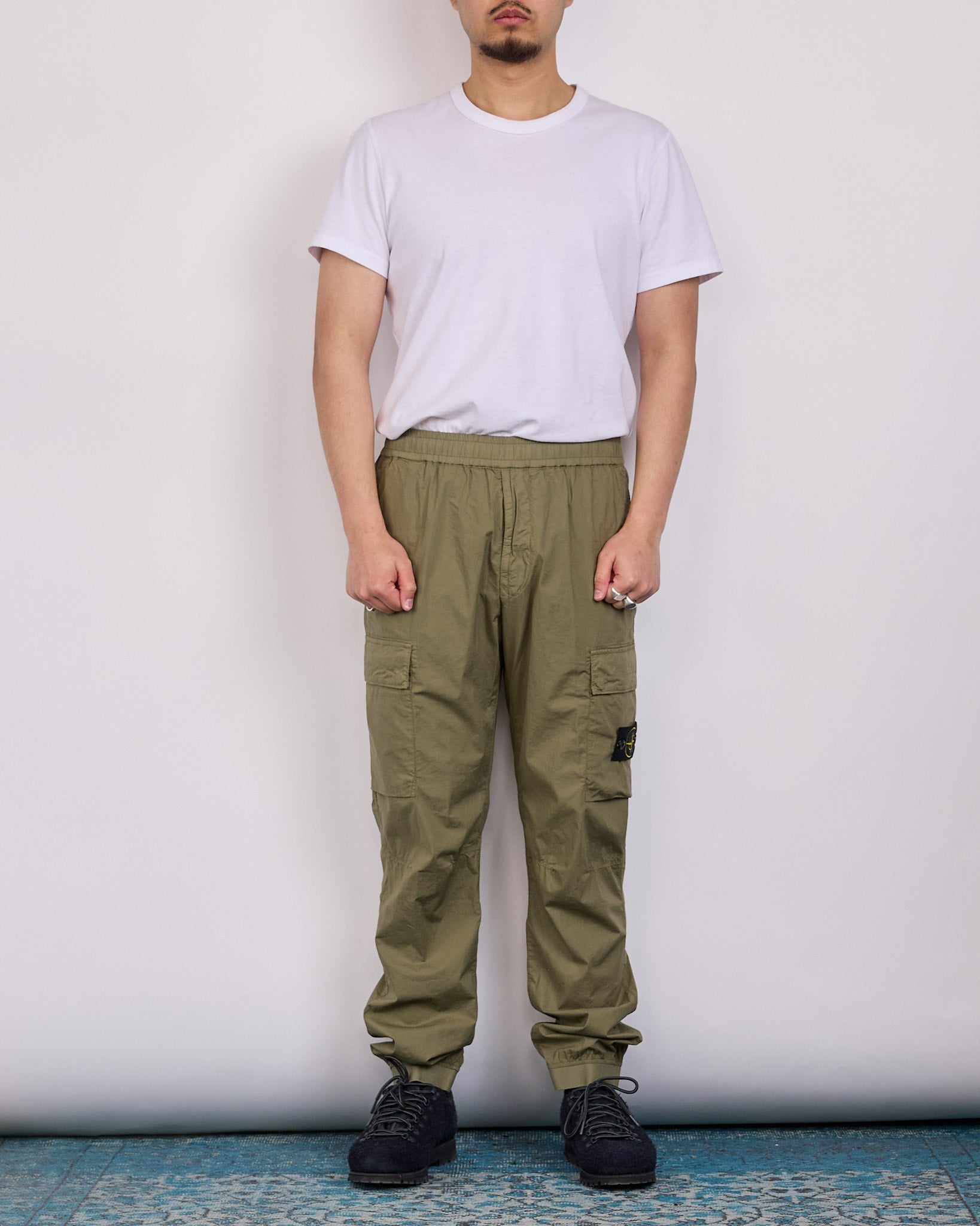 Stone Island Parachute Tela Stretch Cargo Pant Military – LESS 17