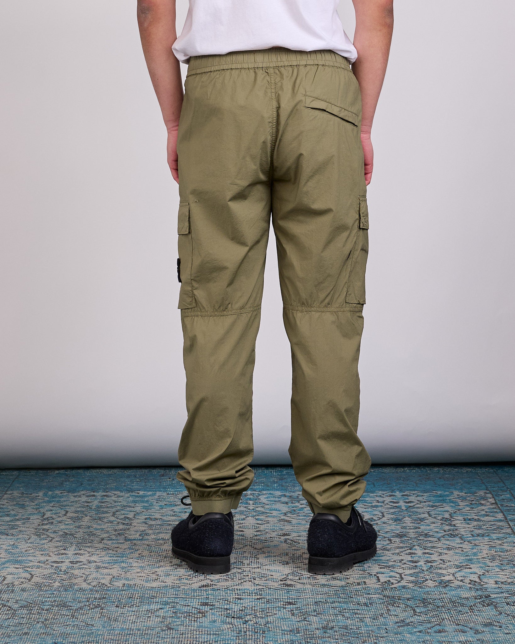Stone Island Parachute Tela Stretch Cargo Pant Military – LESS 17