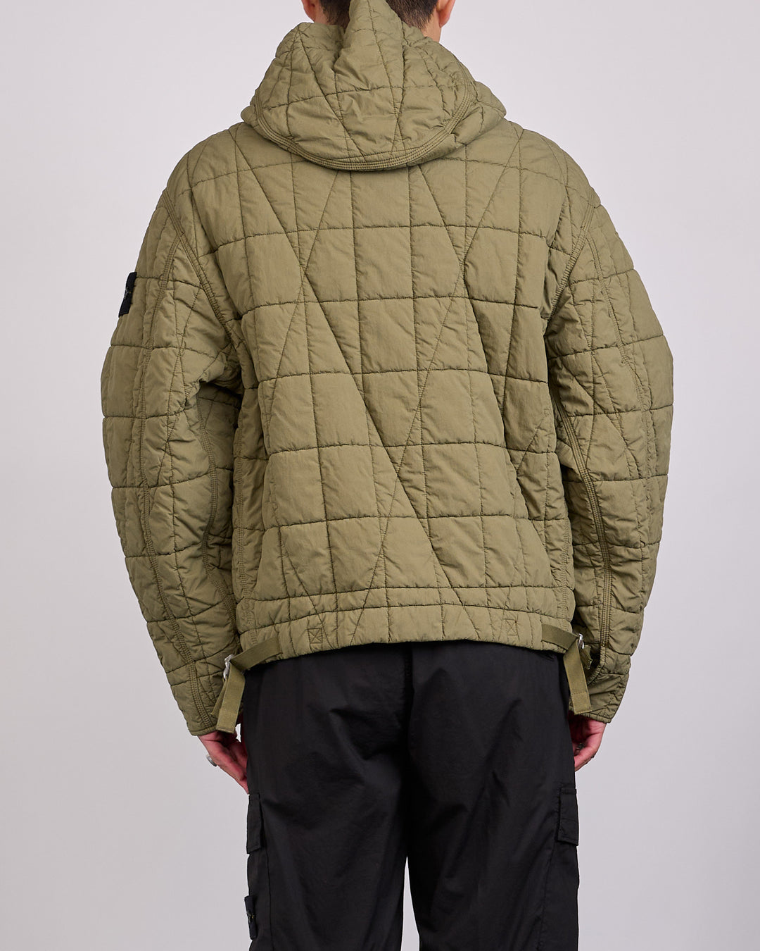 Stone Island Primaloft Quilted Short Parka Military