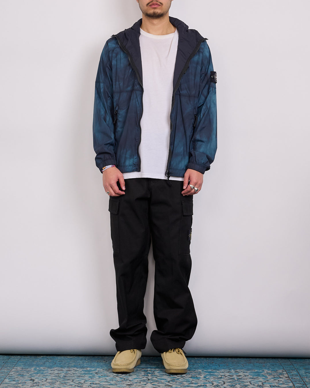 Stone Island Skin Touch Nylon-TC Corrosion Jacket Black