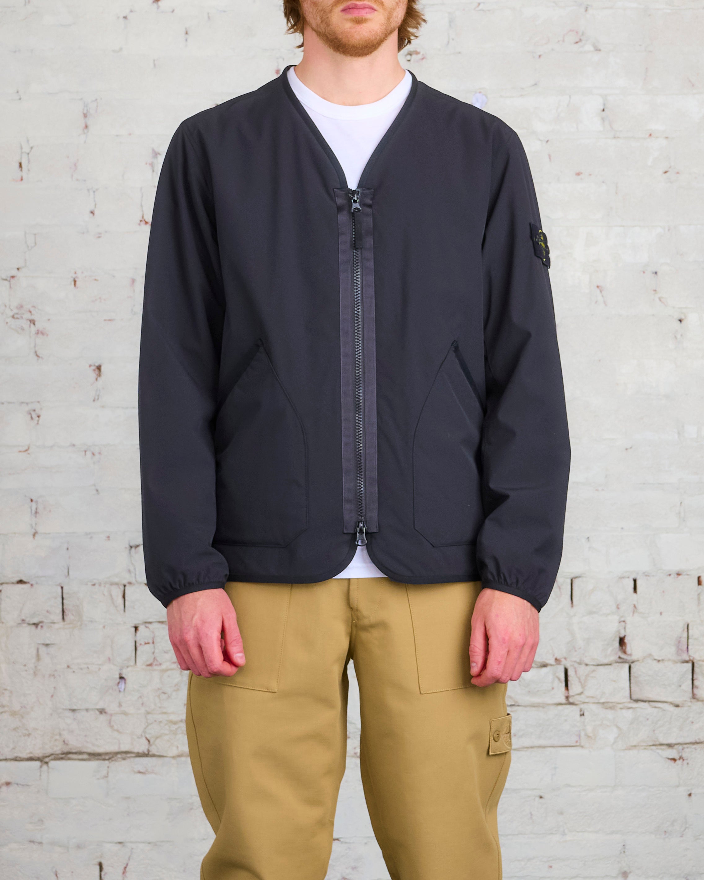 Stone Island Softshell-R E.Dye Primaloft Liner Jacket Black – LESS 17