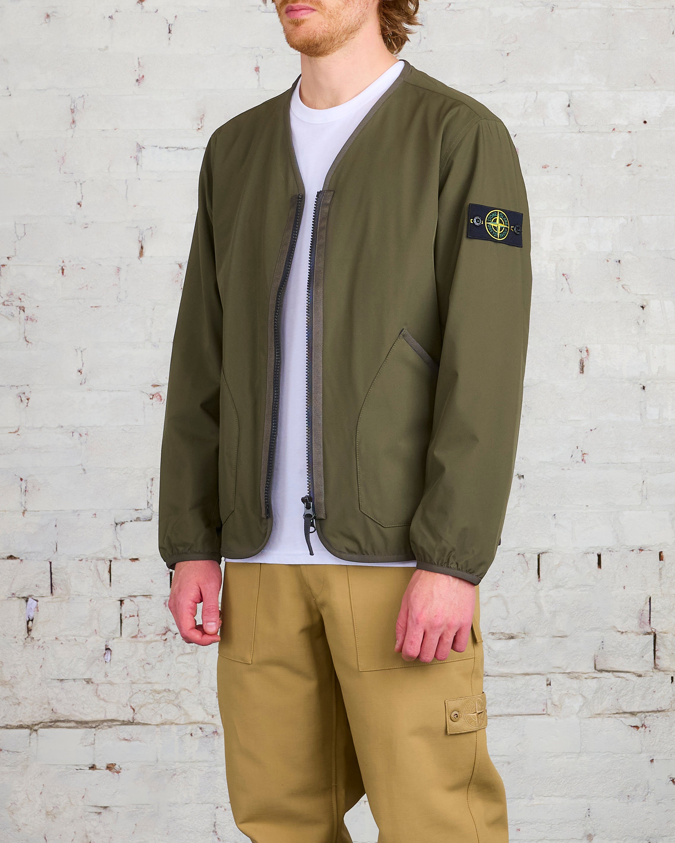 Stone island soft outlet shell khaki