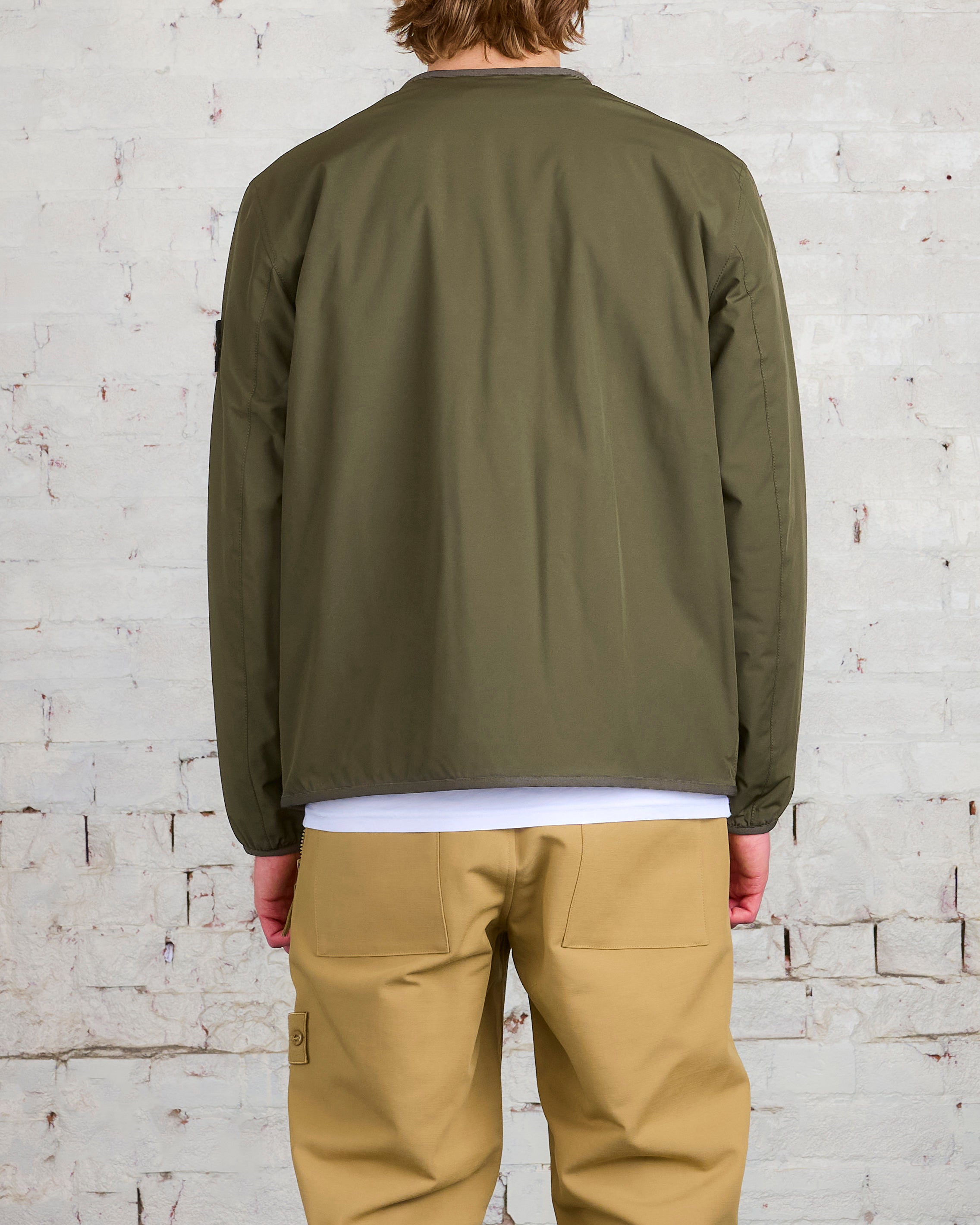 Stone island soft hotsell shell jacket olive