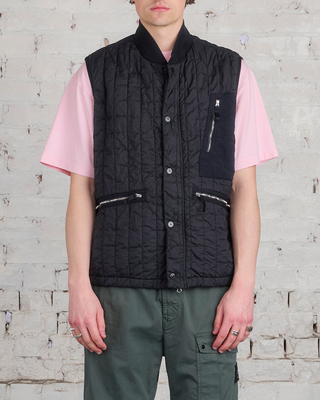 Stone Island Stella Primaloft Vest Black