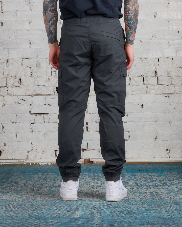 Stone Island Stretch Cotton Sateen Cargo Pant Charcoal