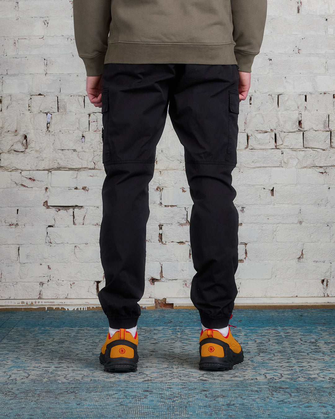 Stone Island Supima Jogger Cargo Pant Black