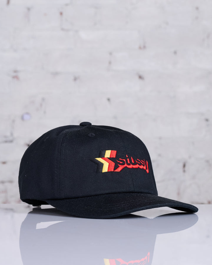 Stussy 3 Star Low Pro Cap Black