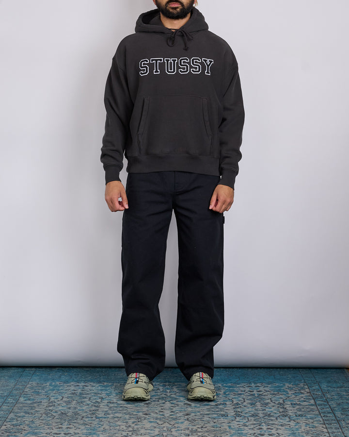 Stussy Applique Hoodie Black
