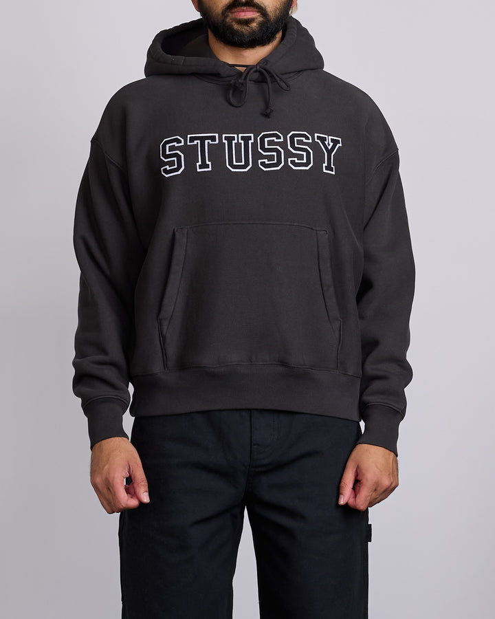 Stussy Applique Hoodie Black