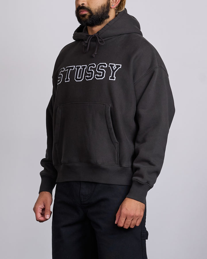 Stussy Applique Hoodie Black