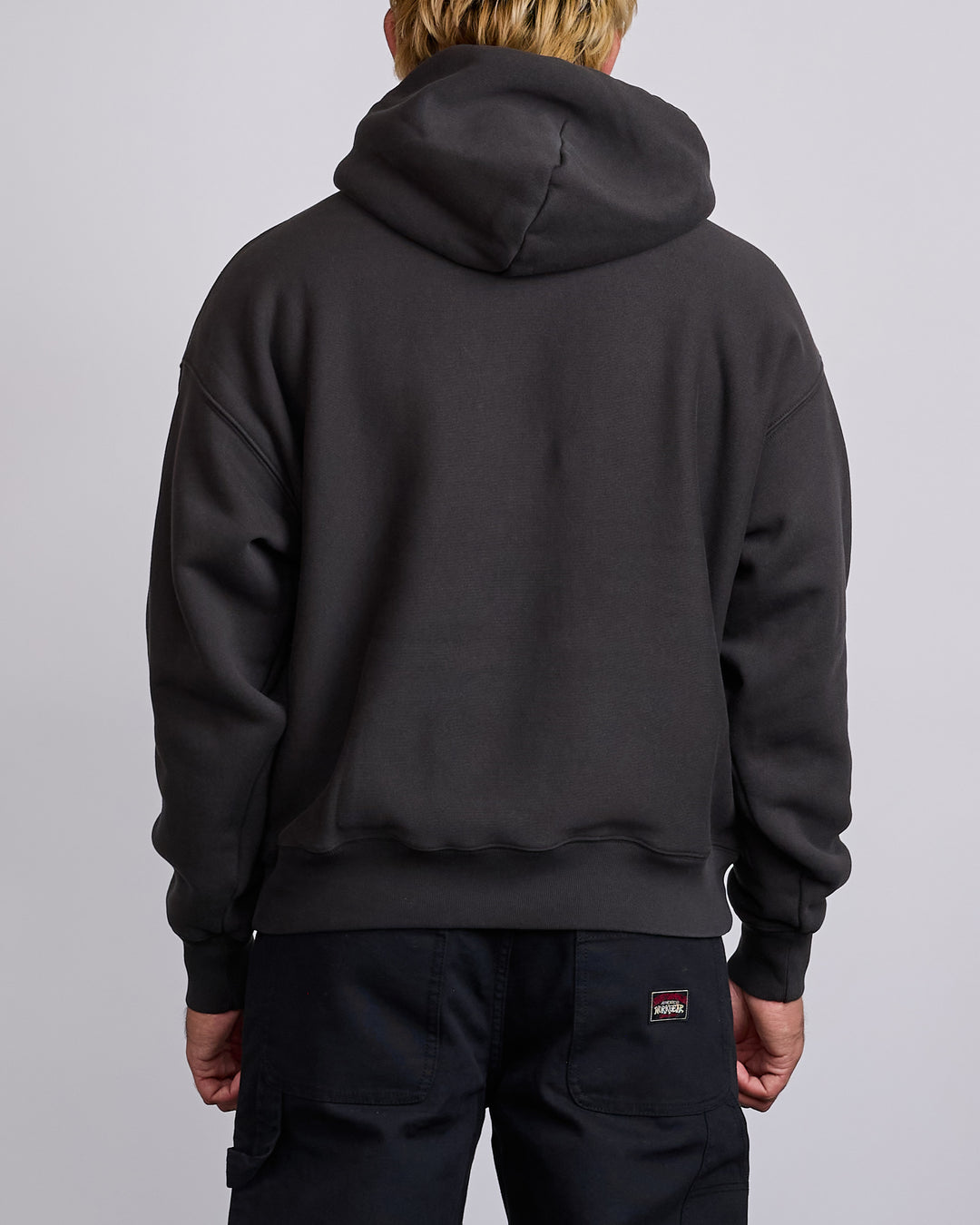 Stussy Applique Hoodie Black