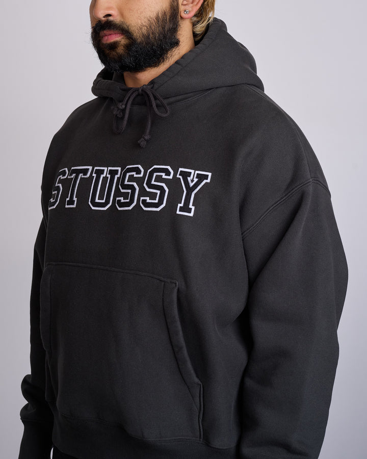Stussy Applique Hoodie Black