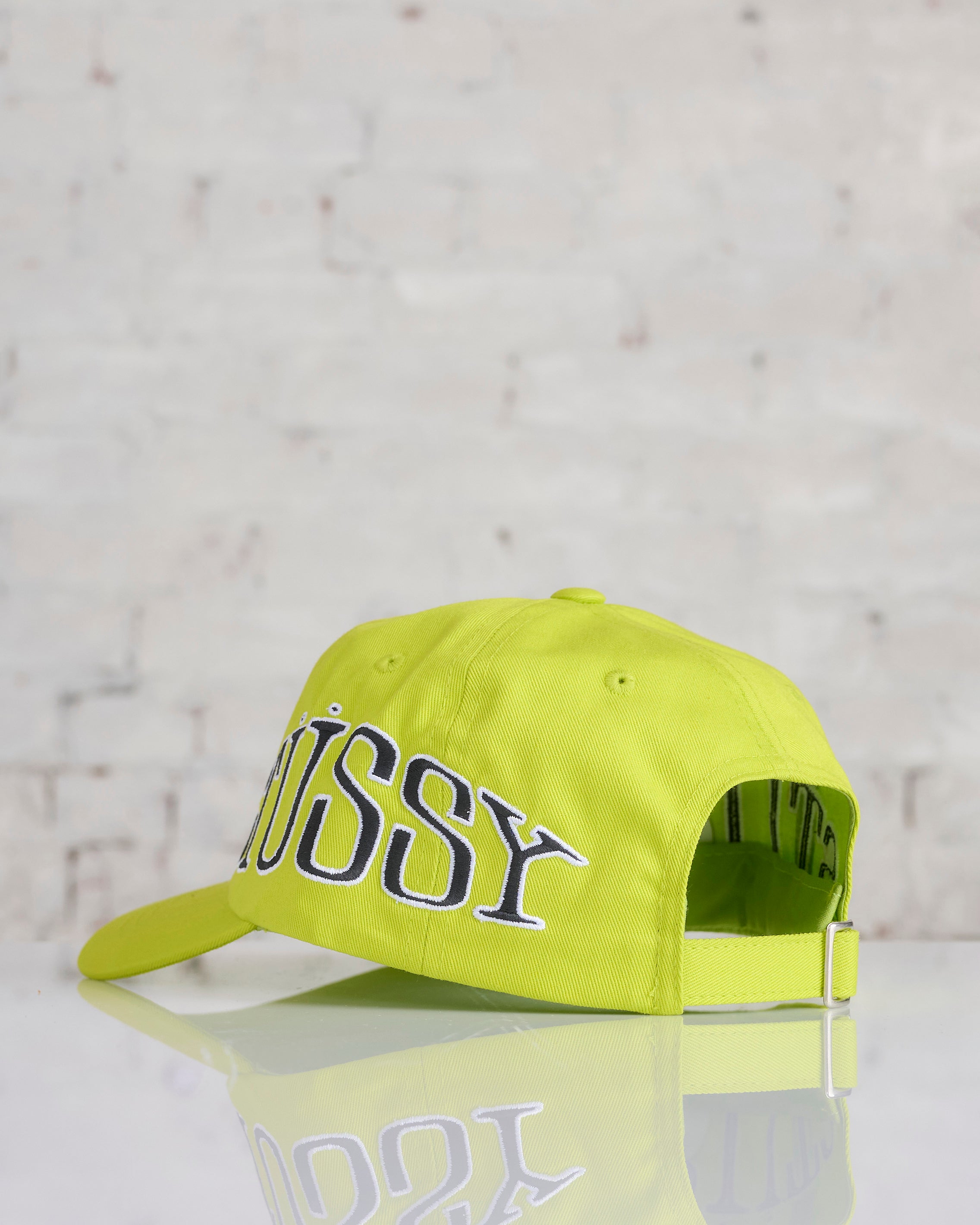 Stussy Arc Low Pro Strapback Cap Lime – LESS 17