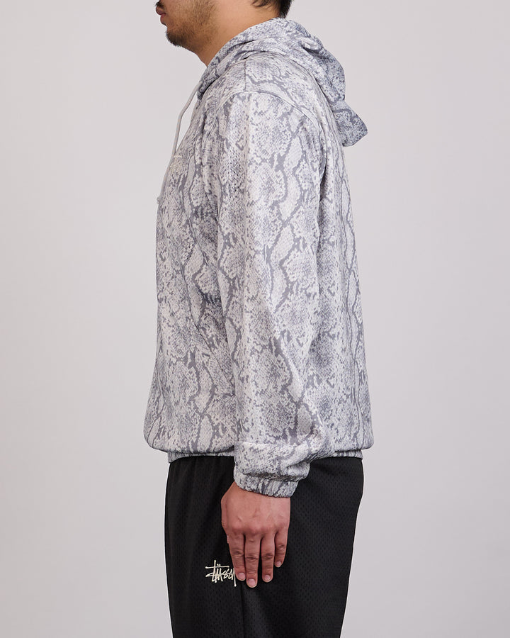 Stussy Athletic Mesh Zip Hoodie Snake