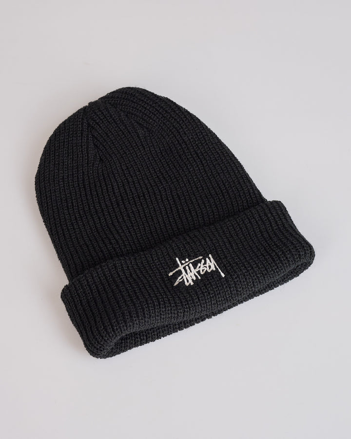 Stussy Basic Cuff 263 Beanie Black