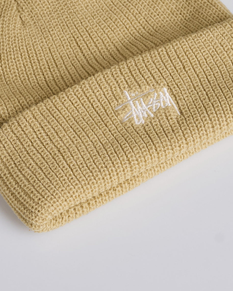 Stussy Basic Cuff Beanie Beach Sand