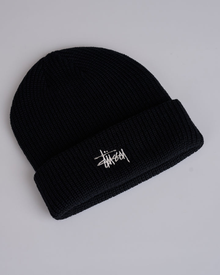 Stussy Basic Cuff Beanie Black