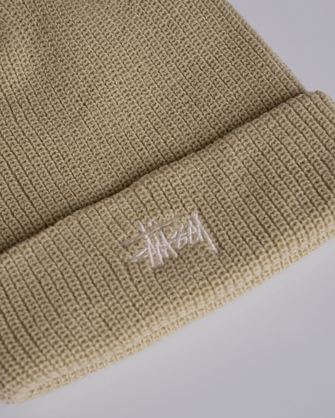 Stussy Basic Cuff Beanie Faded Tan