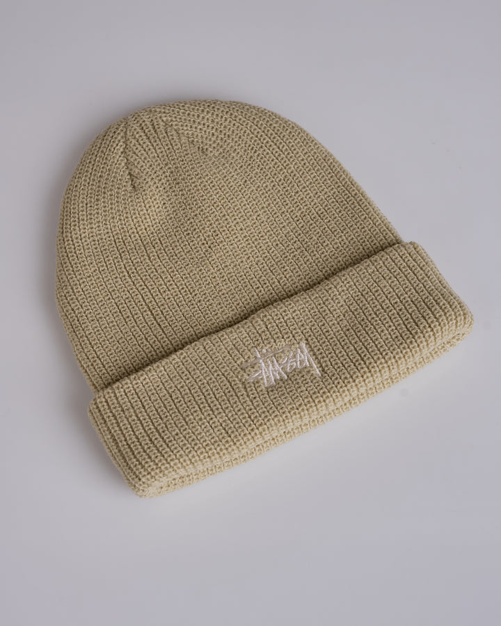 Stussy Basic Cuff Beanie Faded Tan