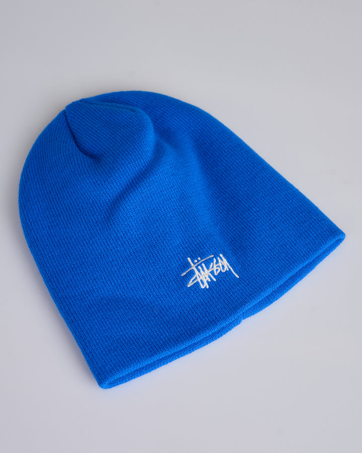 Stussy Basic Skullcap Beanie Cobalt