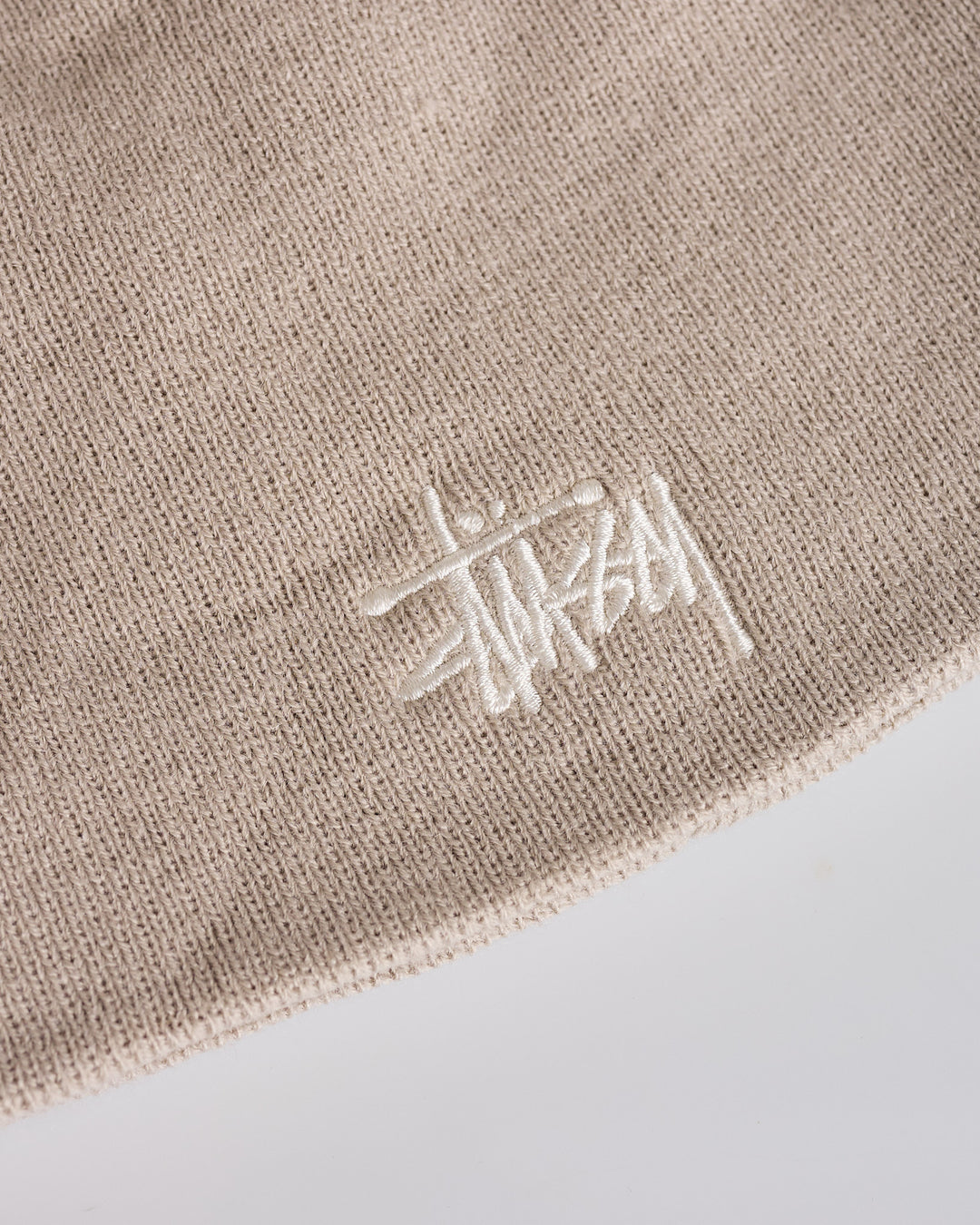 Stussy Basic Skullcap Beanie Stone